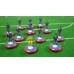 Subbuteo Andrew Table Soccer Olympiacos away kit 2015-2016 on Lightweight Bases
